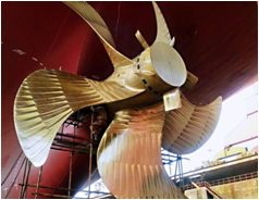 Shafting and propeller (propeller / stern shaft)